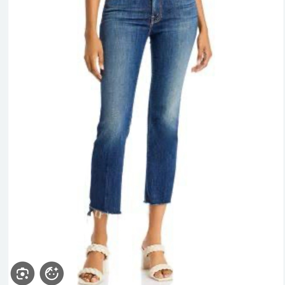 MOTHER Insider Crop Step Fray- Girlcrush